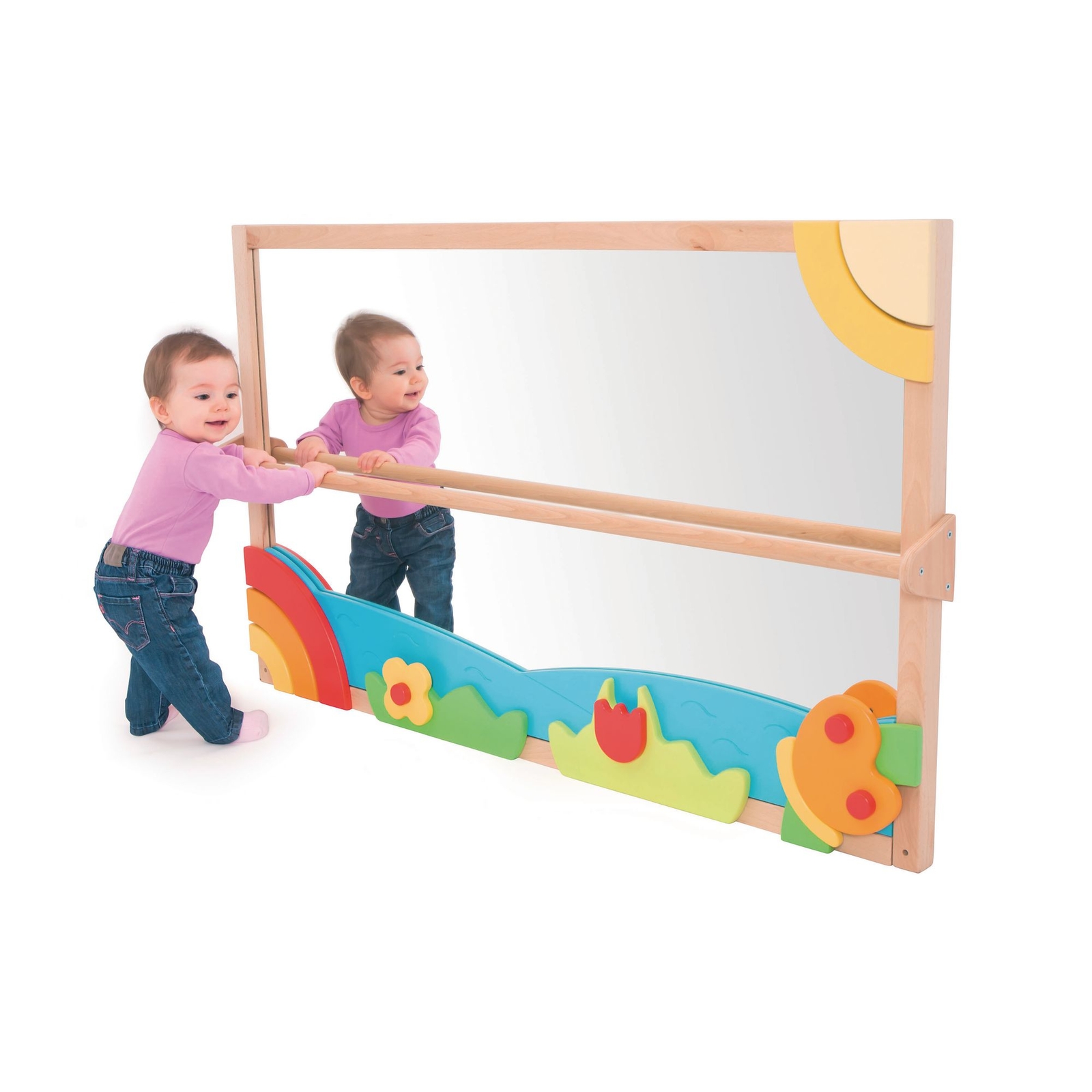 Playscapes Large Pull Up And Play Toddler Mirror