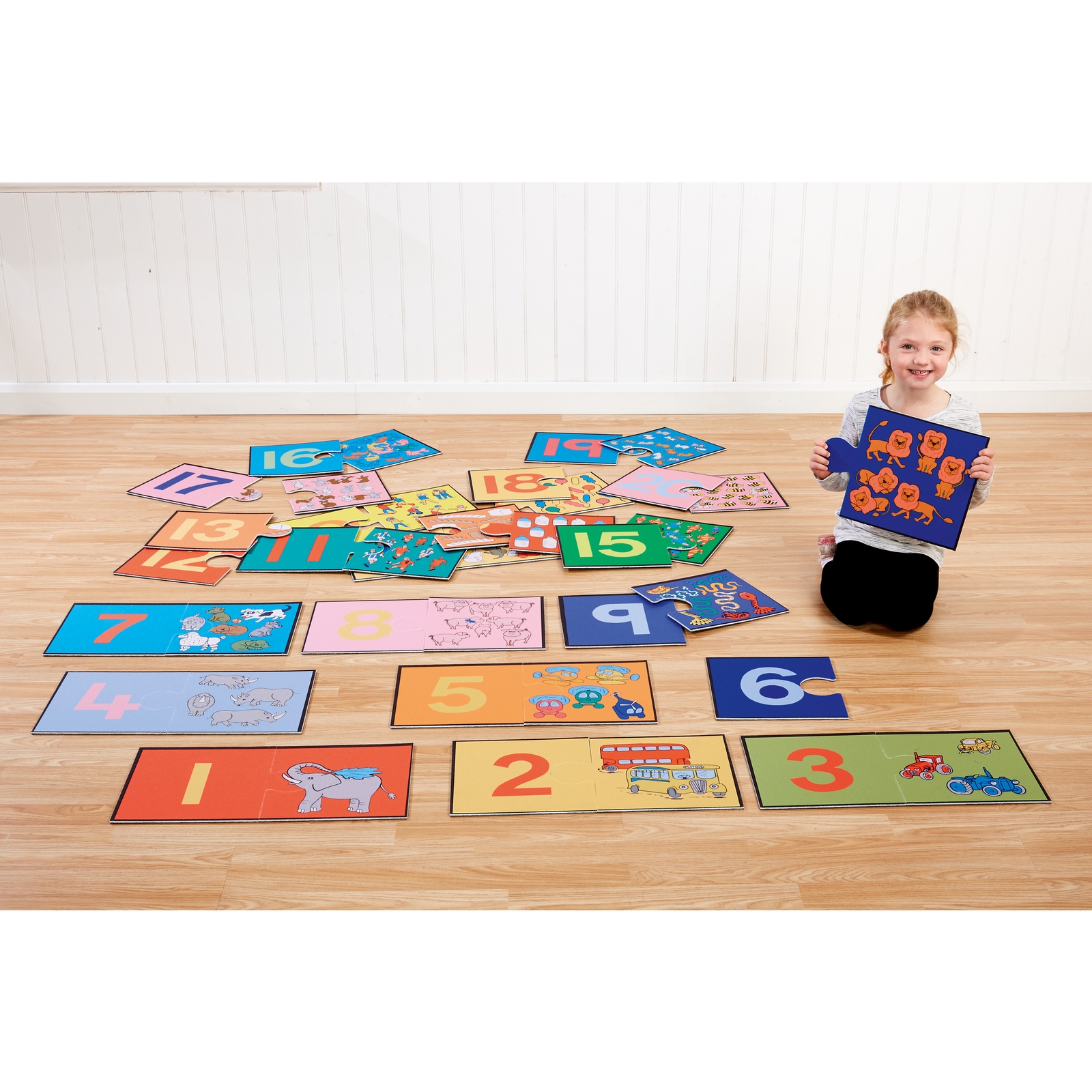 Number and Picture 1-20 Jigsaw
