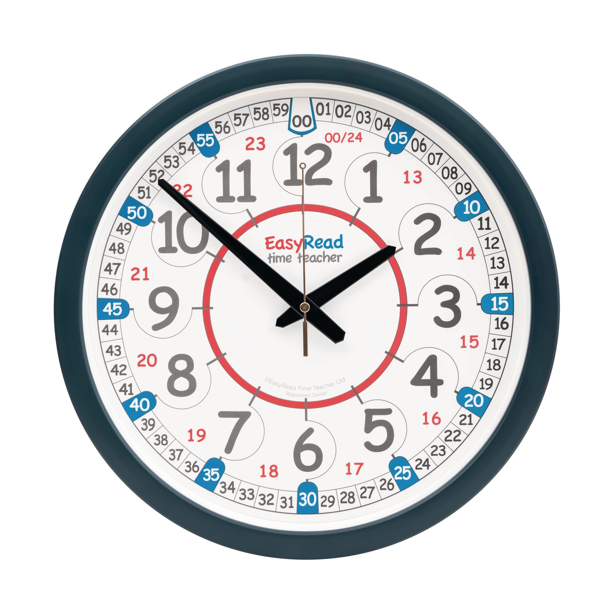 24 Hour Clock Online MFJ 126B 24 12 HOUR QUARTZ ANALOG WALL CLOCK MFJ 