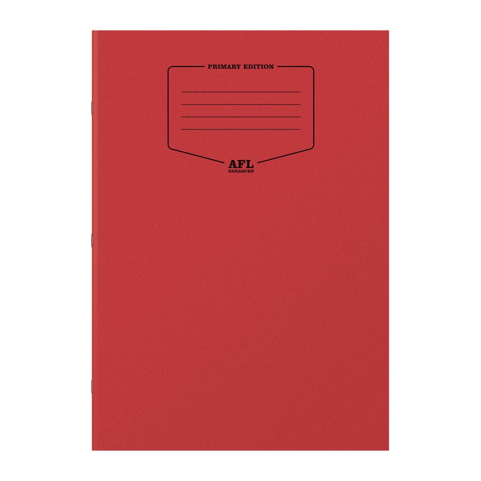 A4 AFL Enhanced Exercise Books  - Red