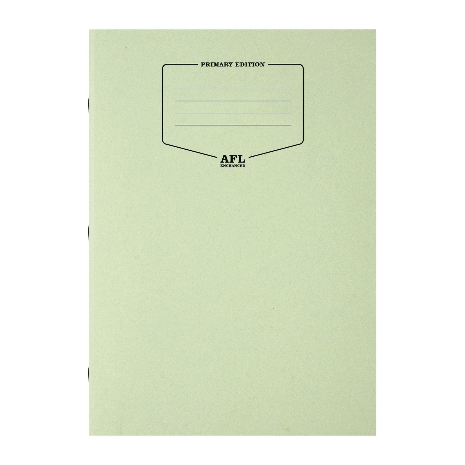 A4 AFL Enhanced Exercise Books  - Green