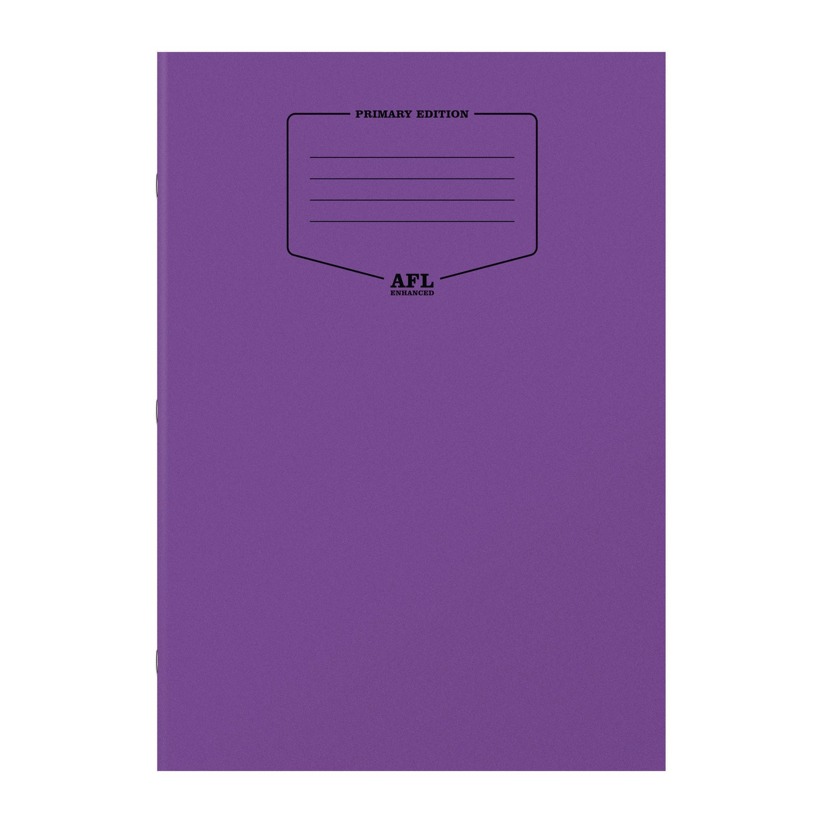 A4 AFL Enhanced Exercise Books  - Purple