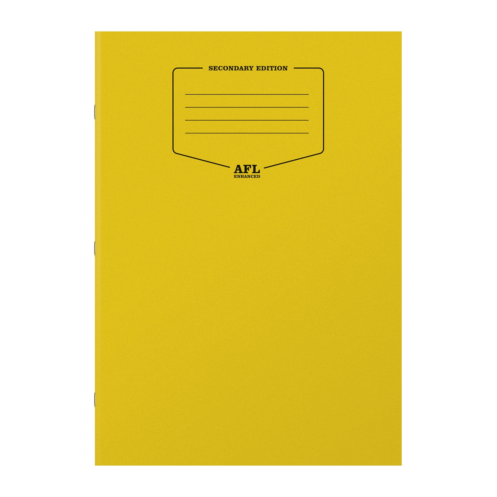 A4 AFL Enhanced Exercise Books  - Yellow