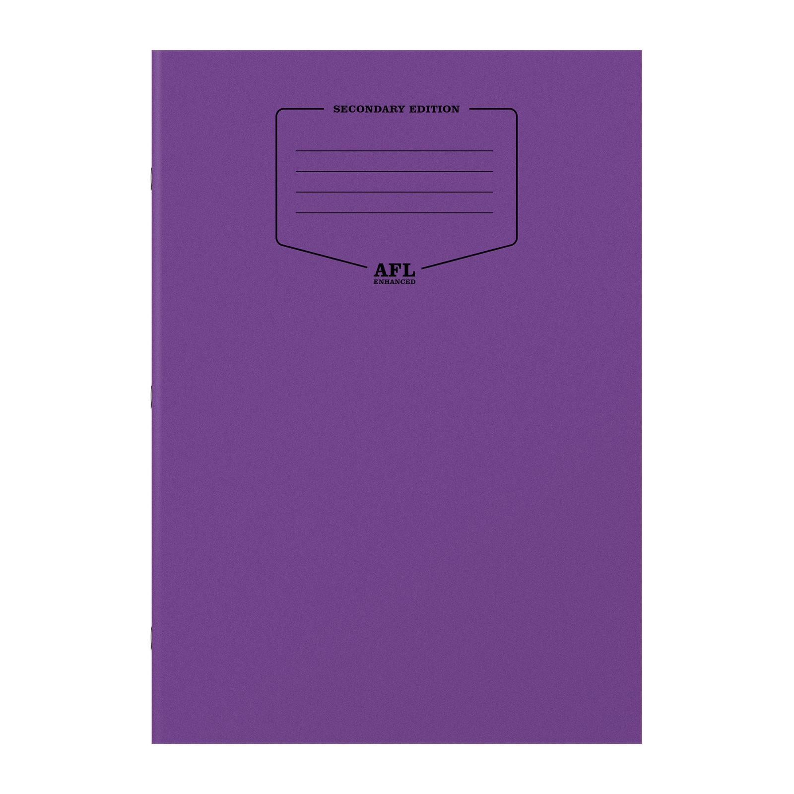 A4 AFL Enhanced Exercise Books  - Purple