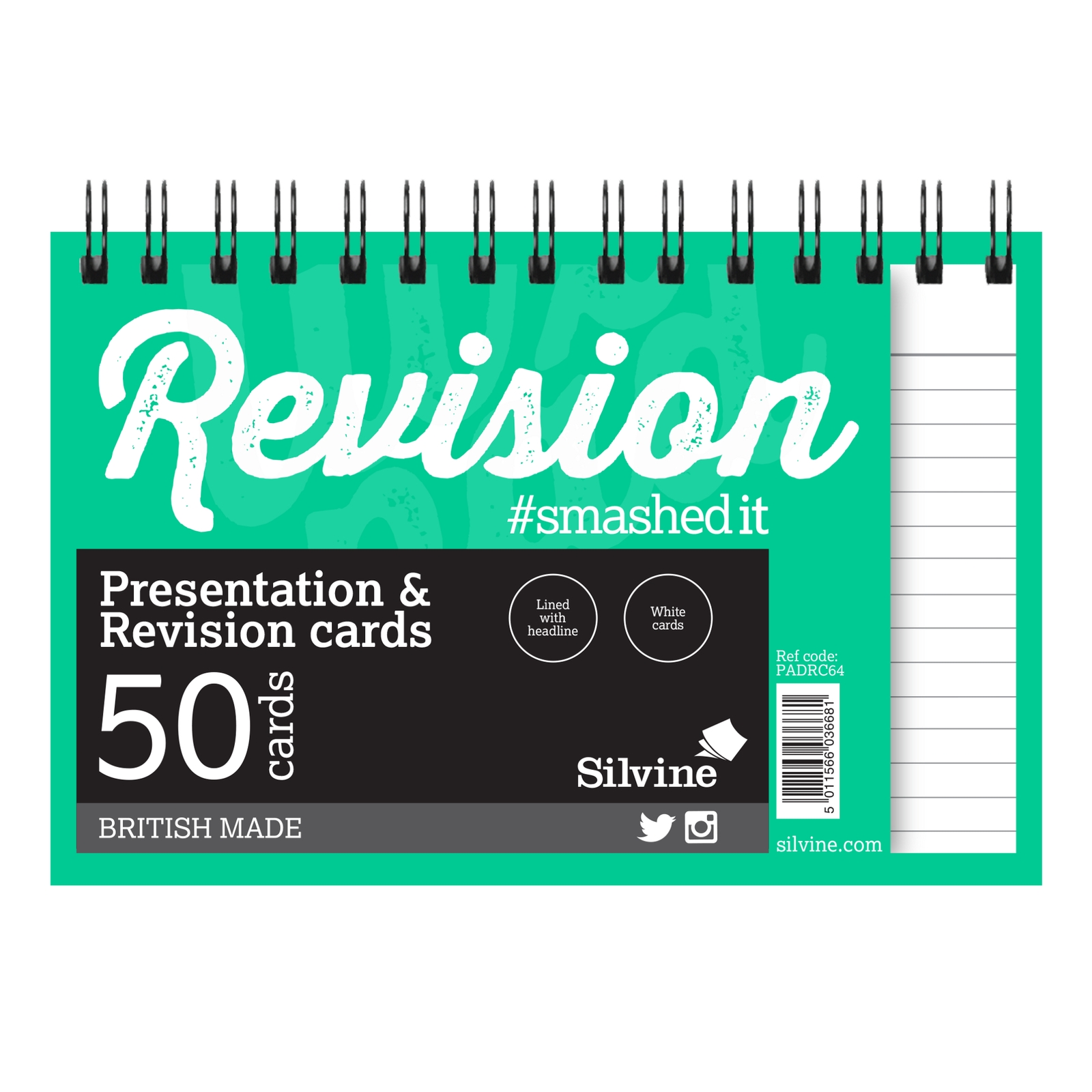 Revision/Presentation 6" x 4" 50 Cards- Pack of 10
