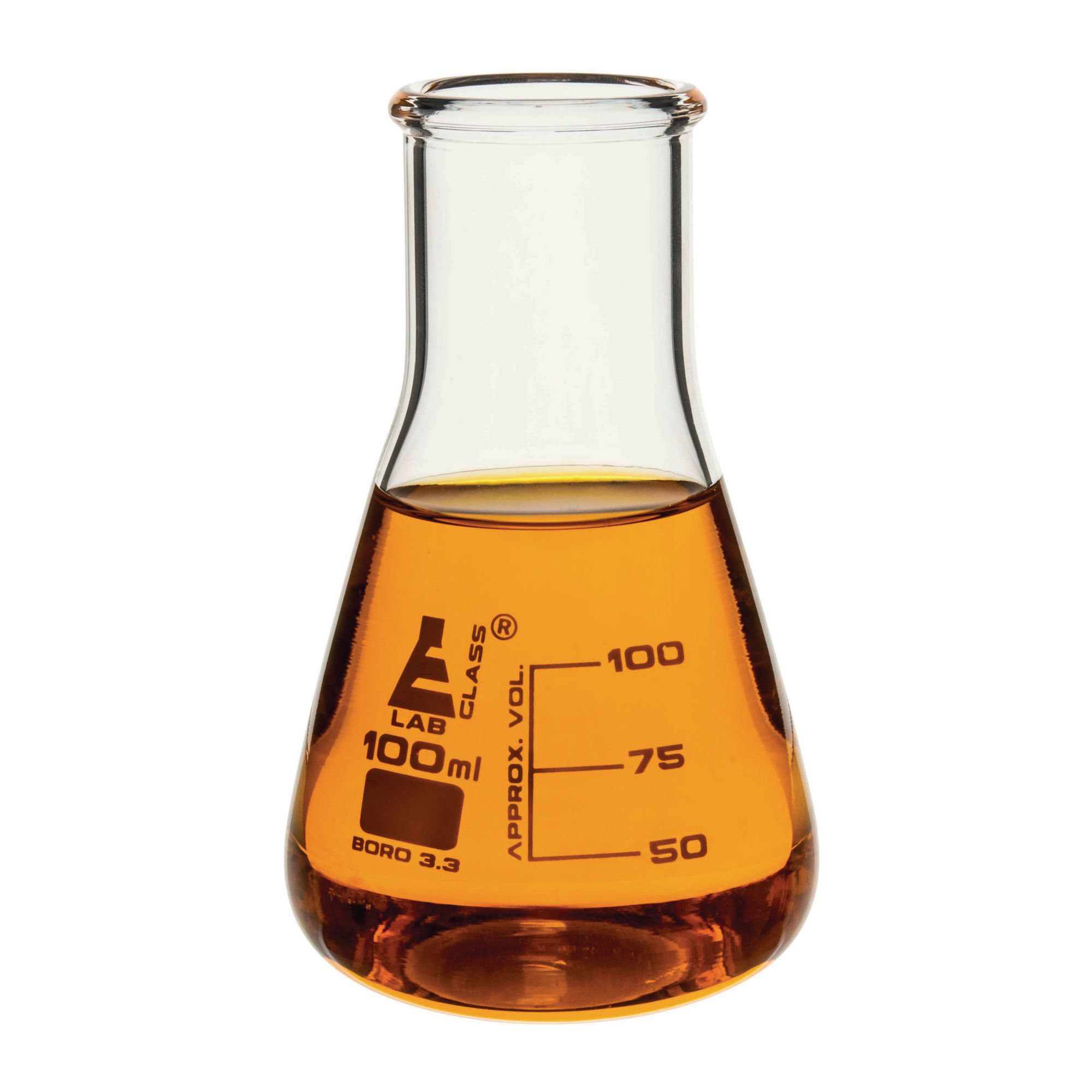 Conical Flask Wide Neck 100mL B8R06751 Philip Harris