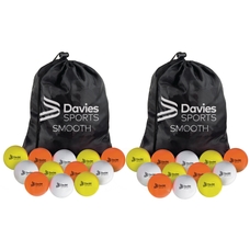 Davies Sports Practice Hockey Ball Set - Smooth - Pack of 24