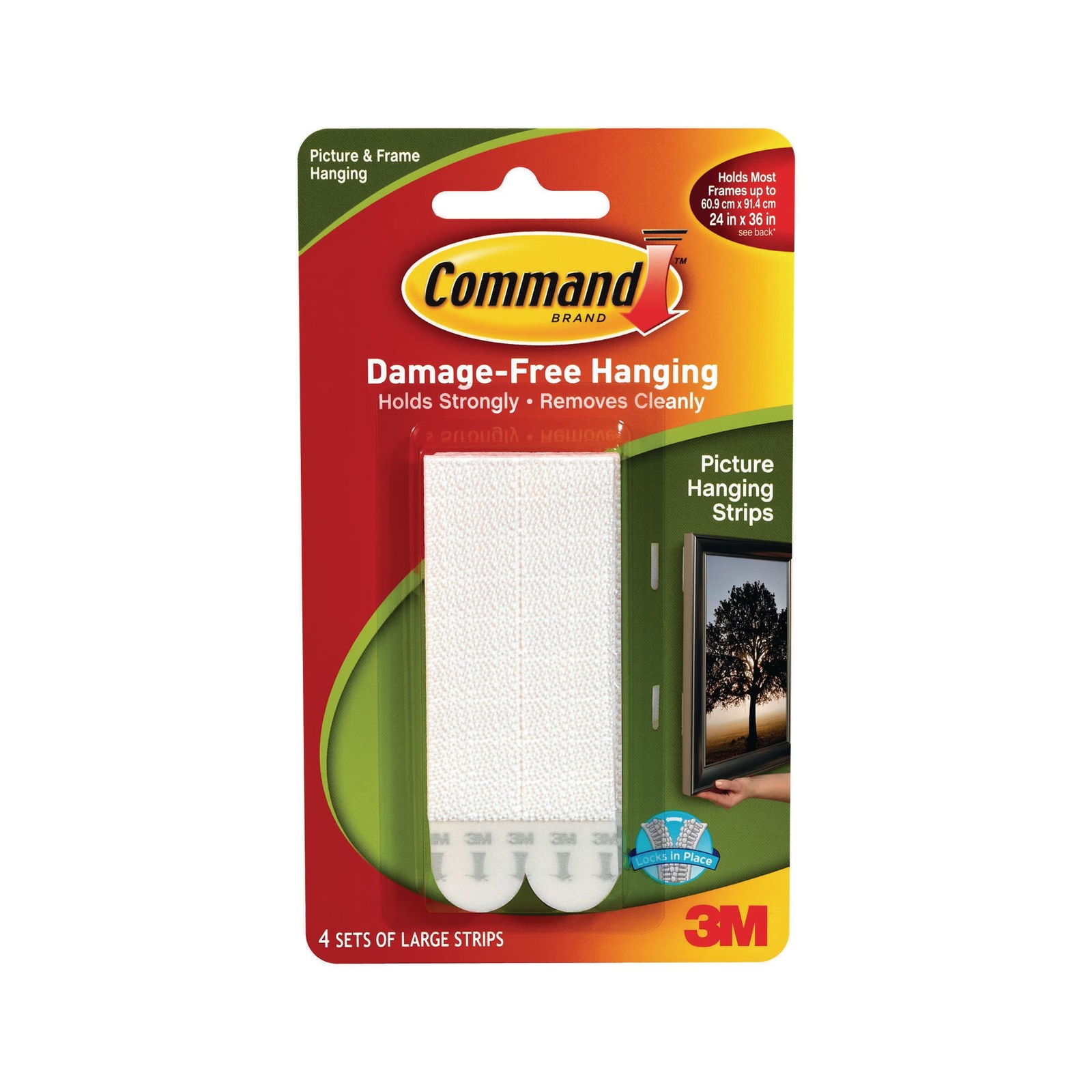 Command Picture Hanging Strips White Large- Pack of 4
