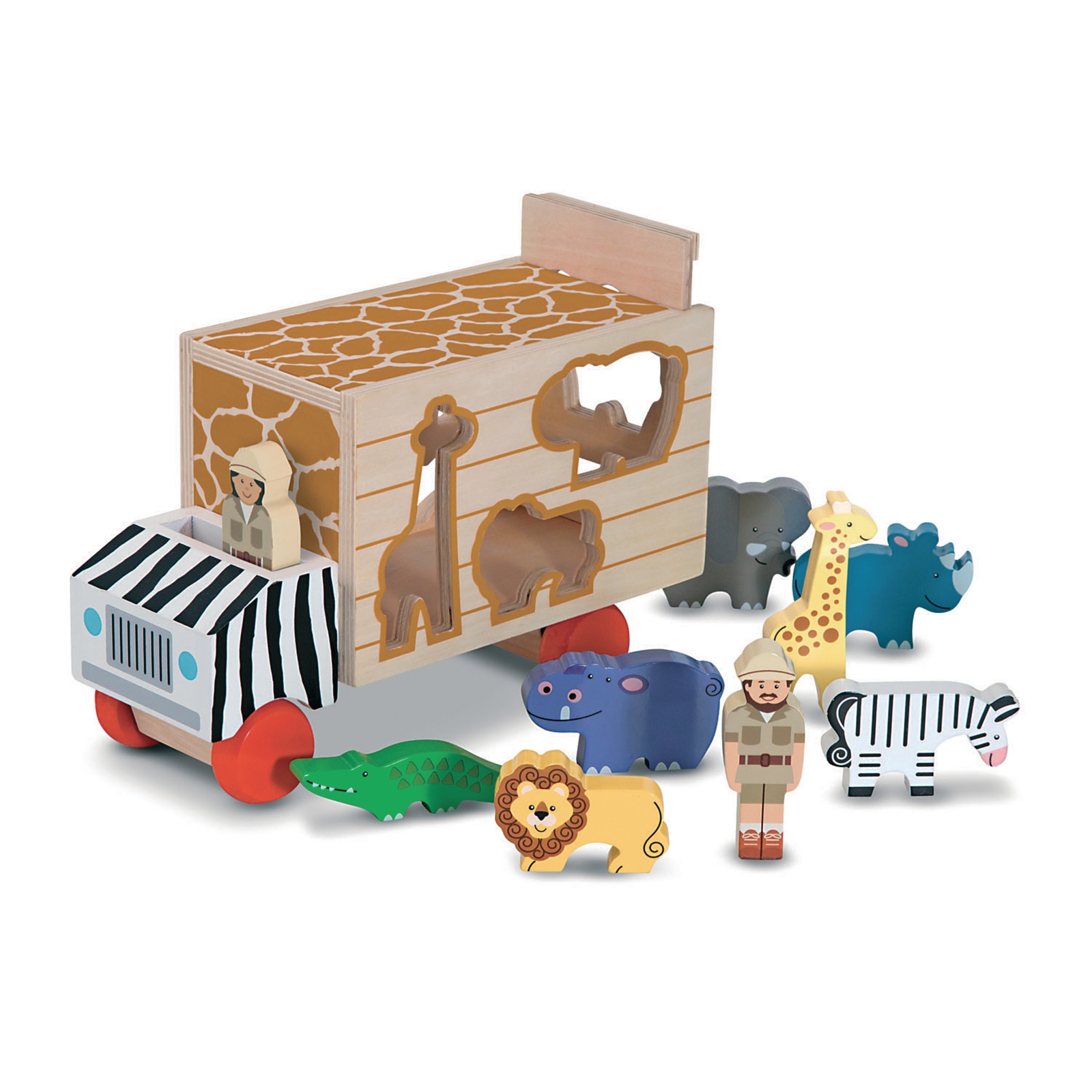 Melissa & Doug Animal Rescue Shape Sorting Truck