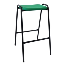 NP Stool 660mm Blk Frm Green
