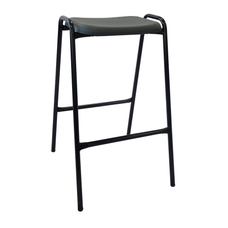 NP Stool 660mm Blk Frm Charcoal