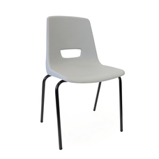 P3 Chair 380mm Blk Frm Lgry