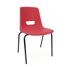 P3 Chair 380mm Blk Frm Red