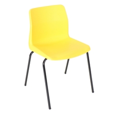 P6 Chair 460mm Blk Frm Yel