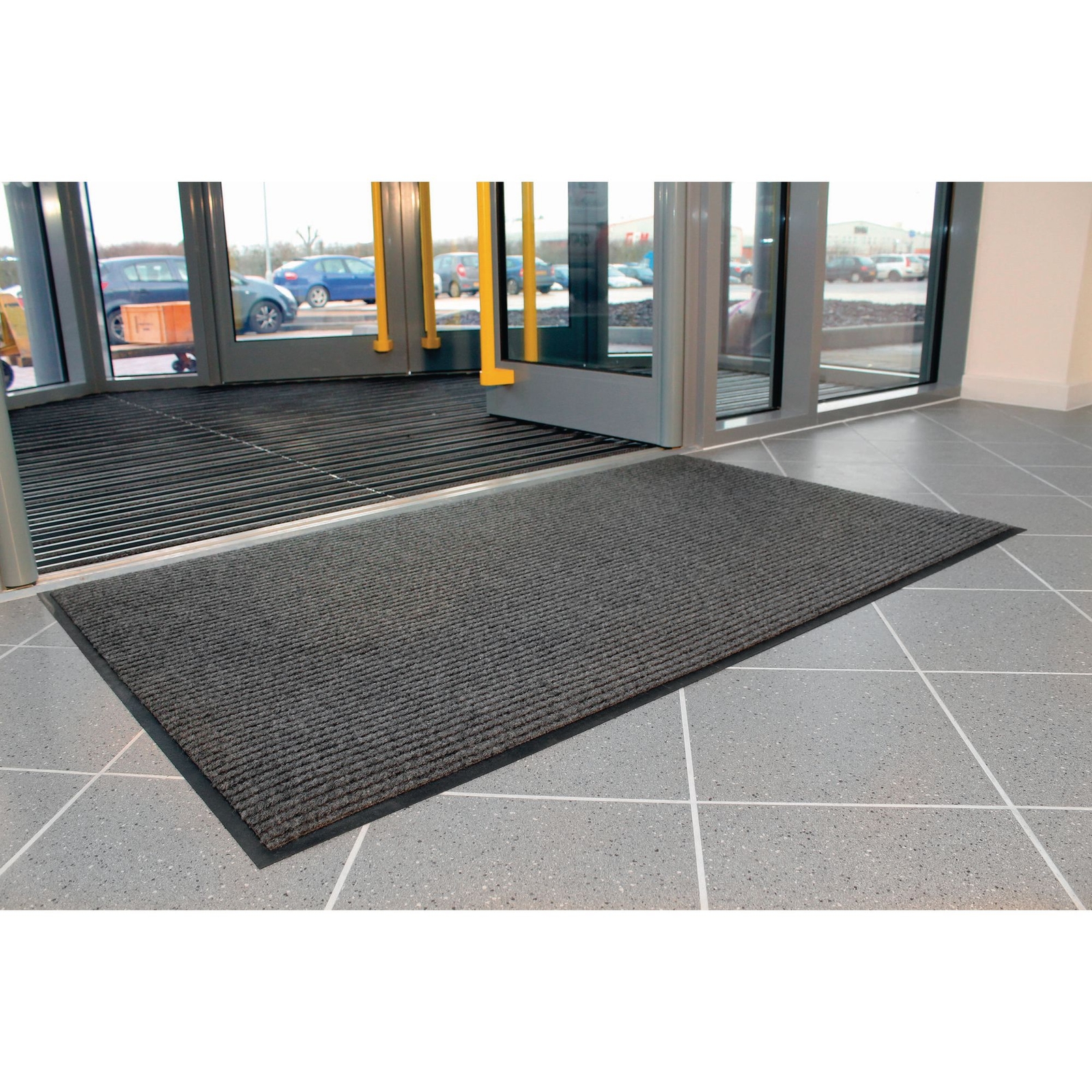 Toughrib Mat Grey 0.6m X 0.9m