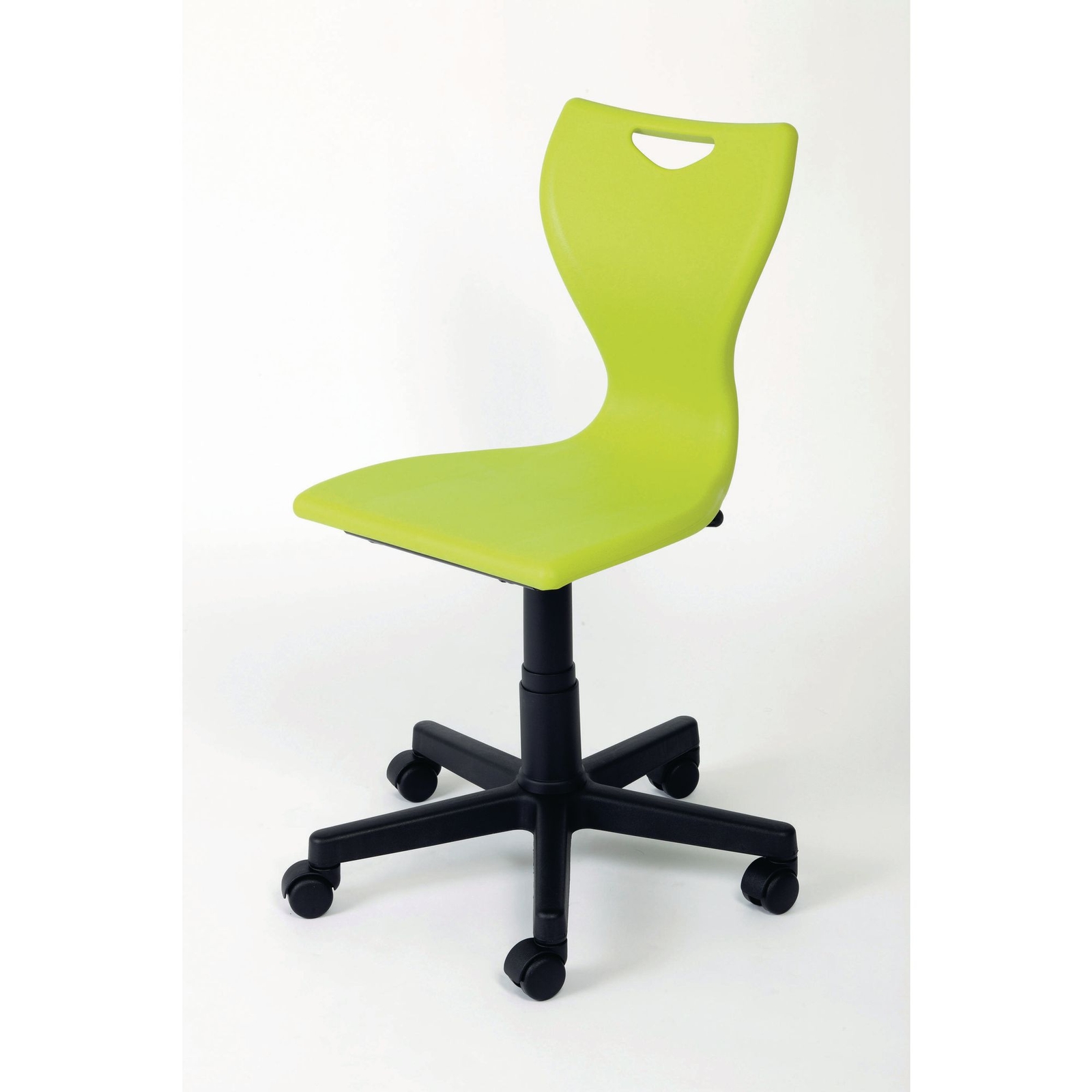 EN50 Computer Chair Black Castors Black