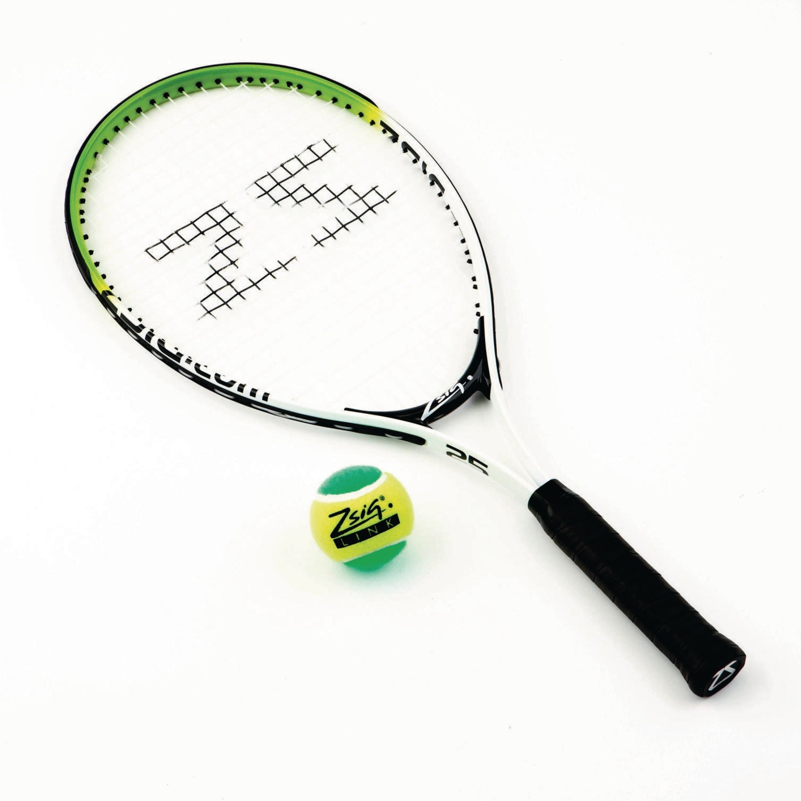 Zsig Tennis Racket - Green - 25in - Each
