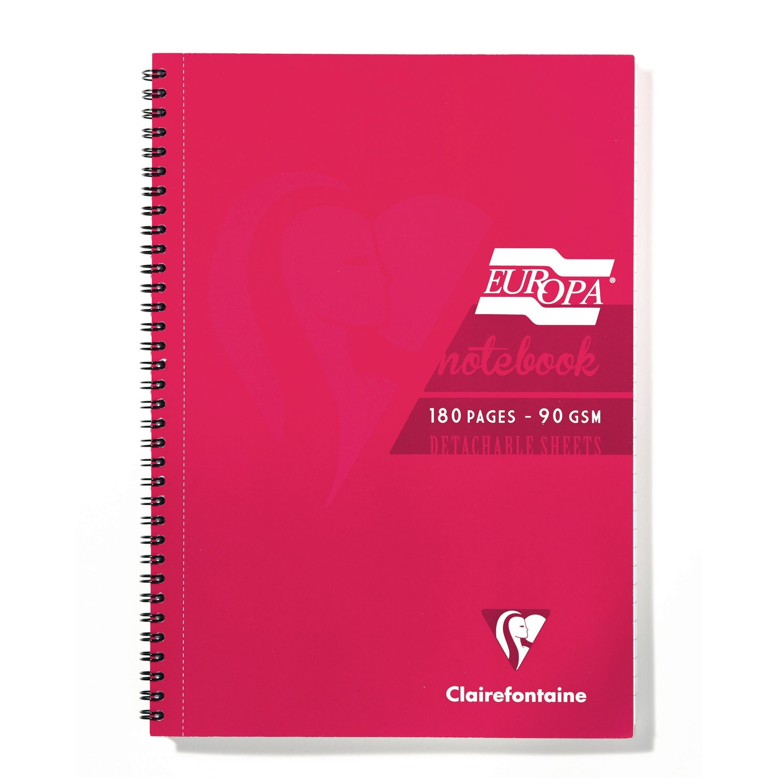 NEW Europa Note Book  - A4 Pink