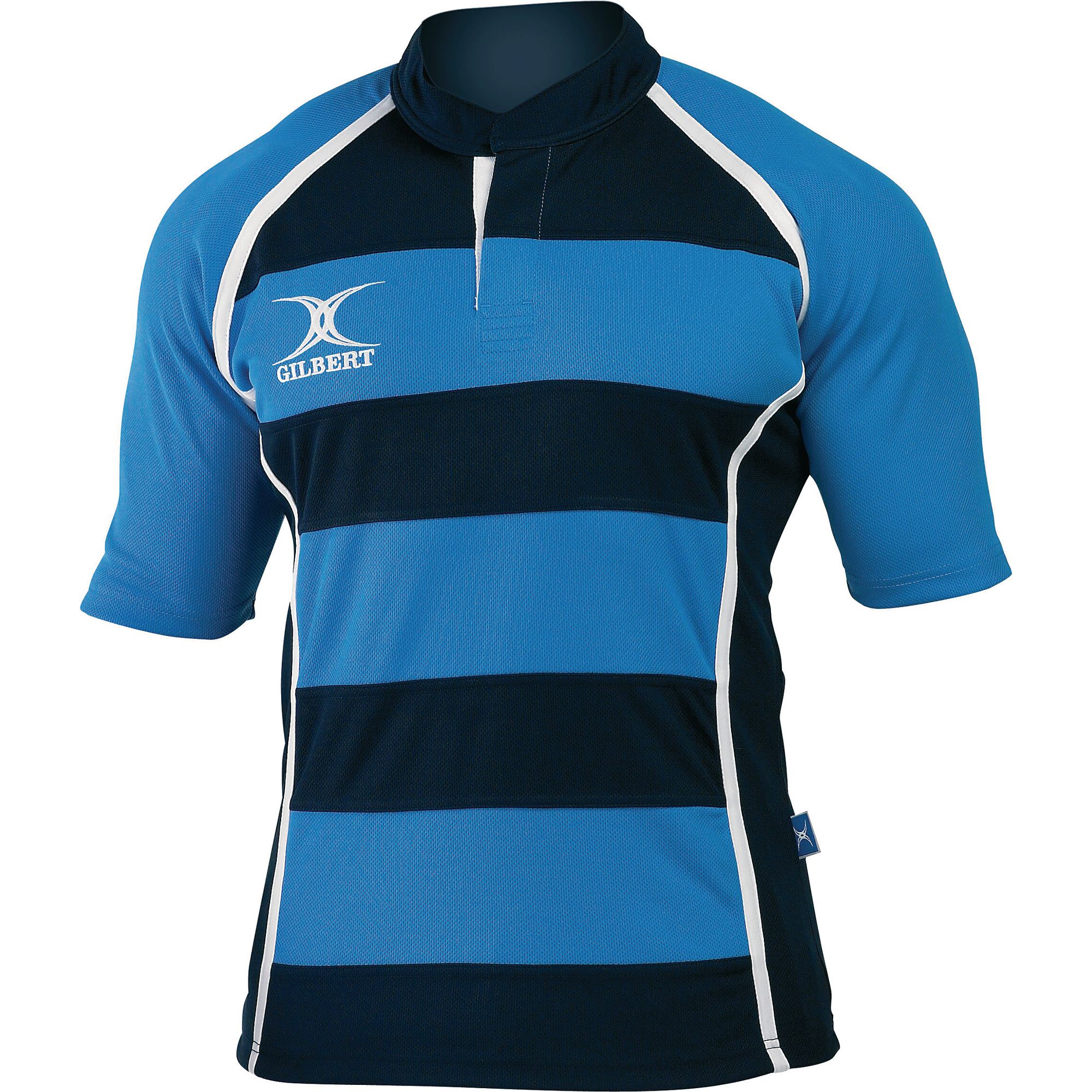 hooped rugby shirt