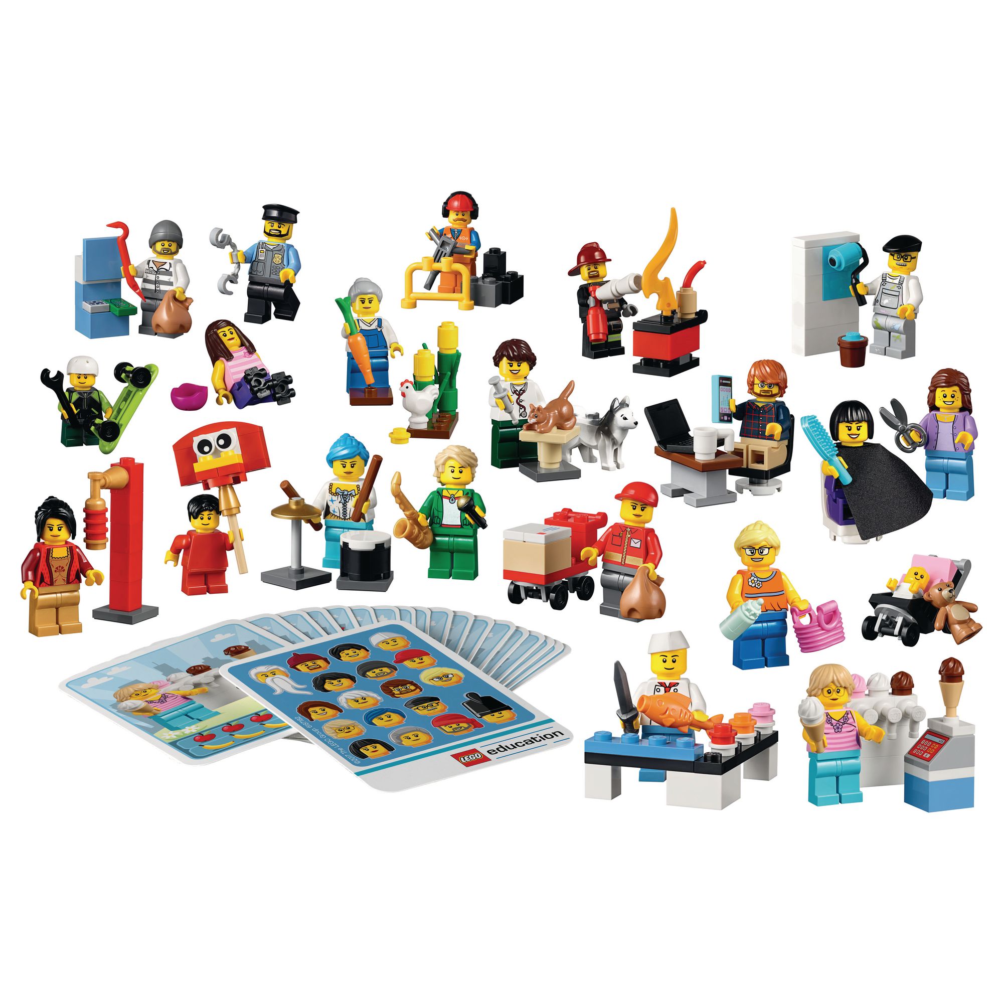 lego fantasy minifigure set