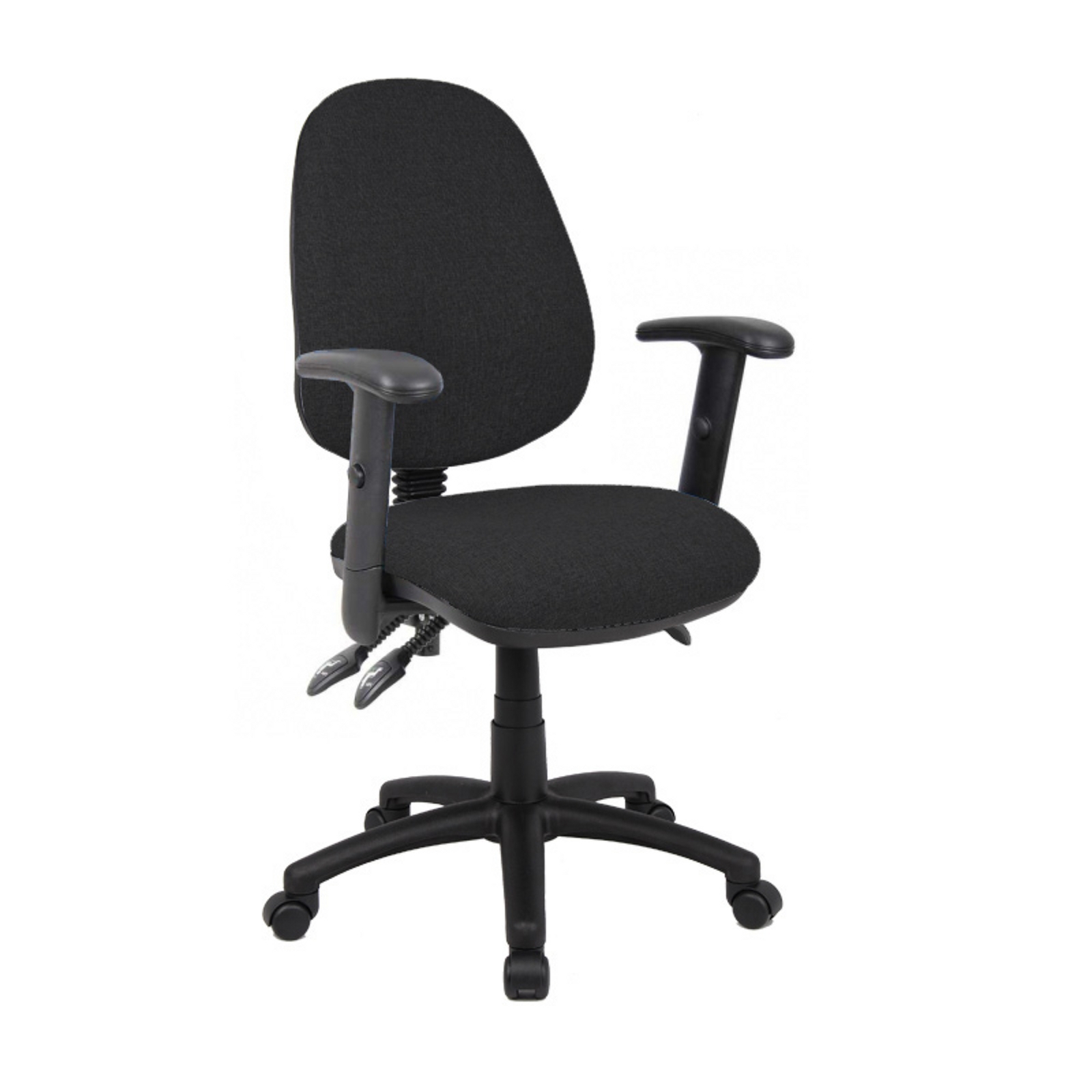 Vantage 3 Lever Adjust Arms Chair Black