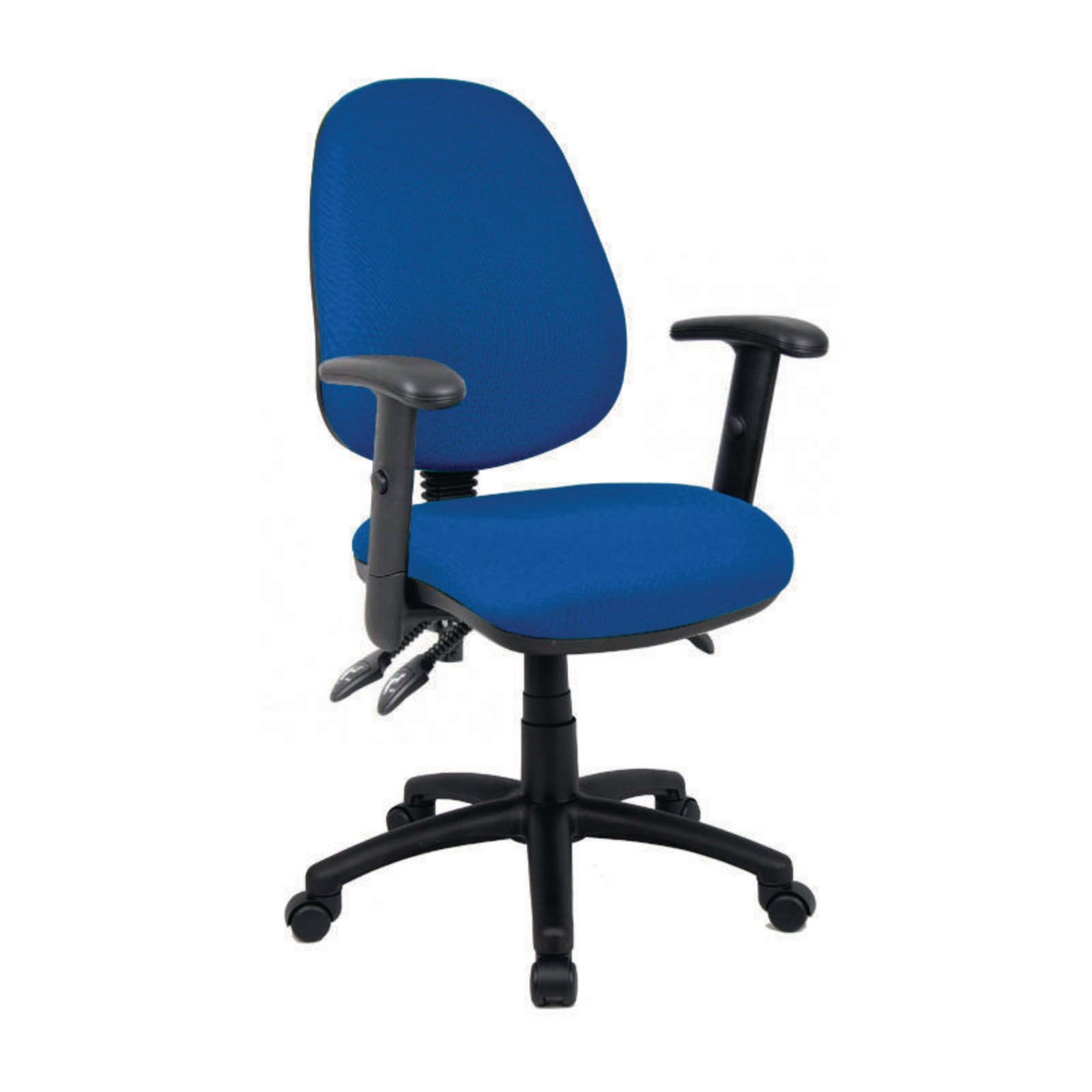 Vantage 3 Lever Adjust Arms Chair Blue