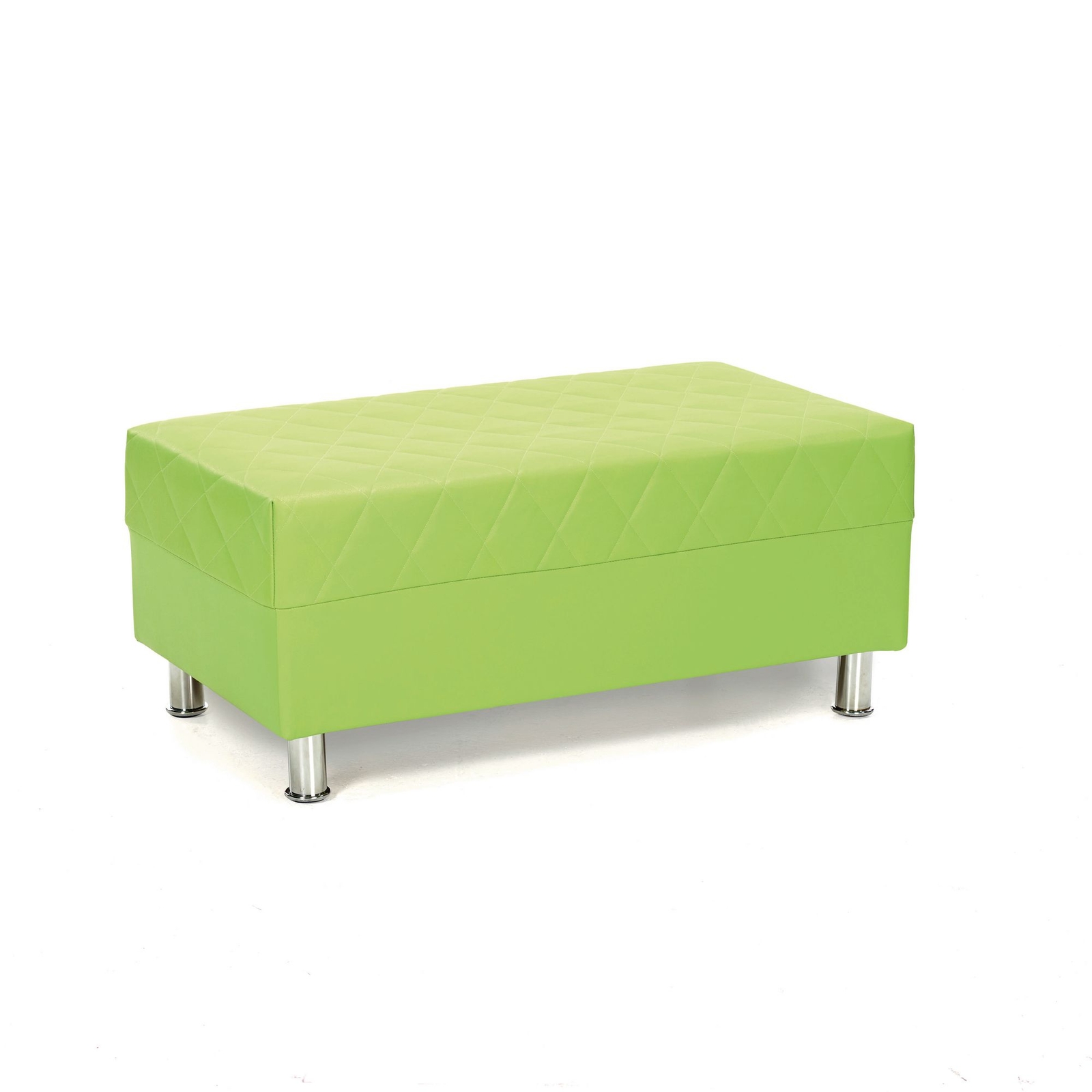 Turin Quilted Stool Lime