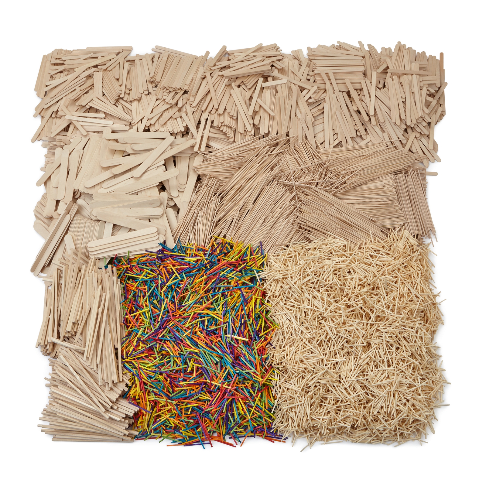 Bumper Craft Sticks Pack - Assorted - Over 30,000 pieces