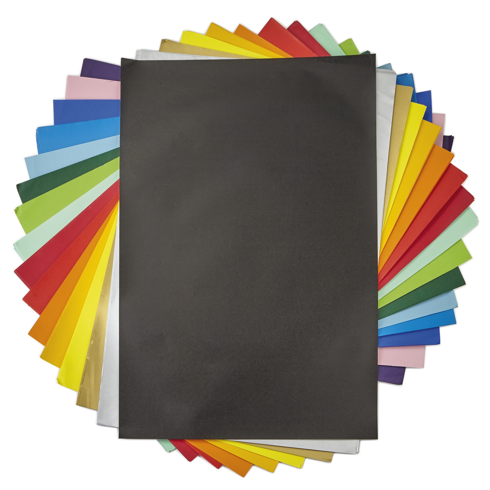  Educraft Poster Paper A4 Black Pack Of 100 