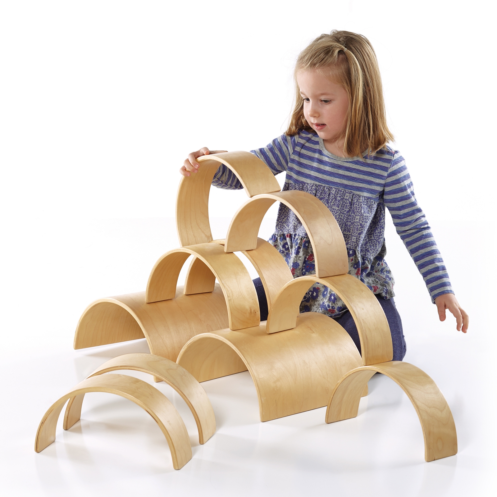 Wooden Arches and Tunnels - Assorted - Pack of 10