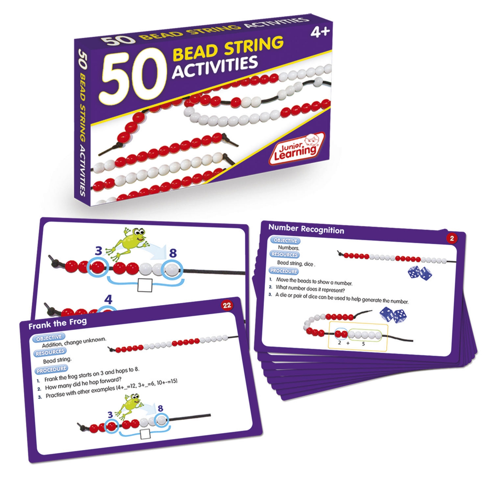 Junior Learning 50 Bead String Activities - Per Pack