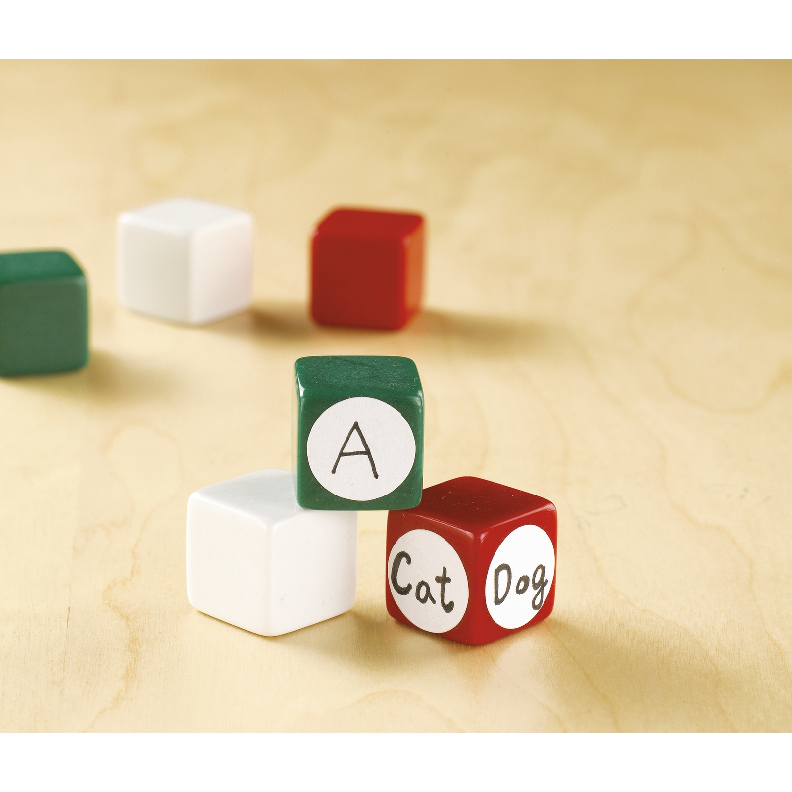 16mm Blank Dice and Labels 
