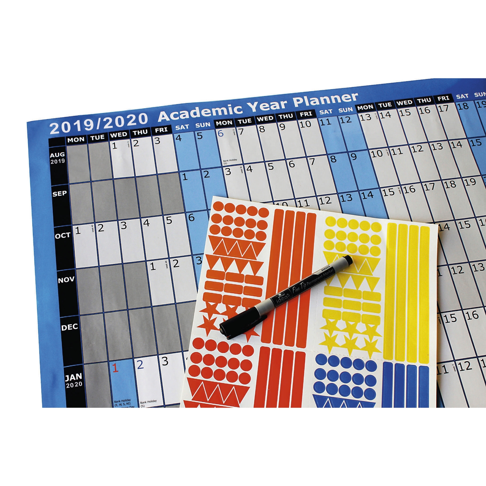 Academic - Fiscal Year Planner 2020-21