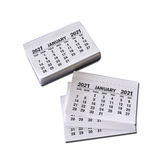 2022 Month View Calendar Tabs - Pack of 100
