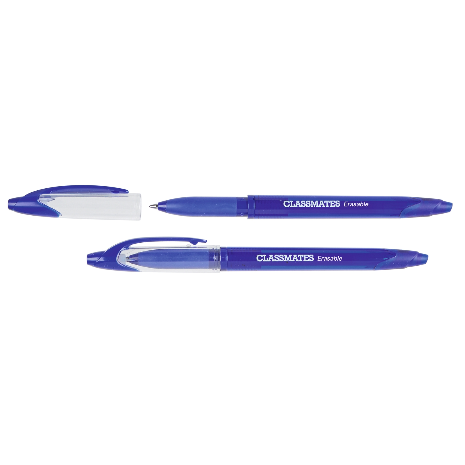 Classmates Erasable Rollerball Pen - Blue, Pack of 12