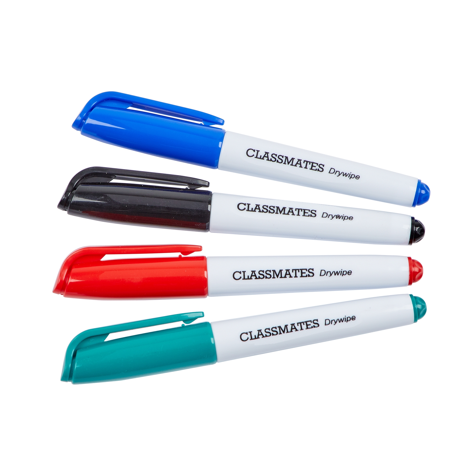 Classmates Mini Whiteboard Marker Assorted, Bullet Tip - Pack of 4