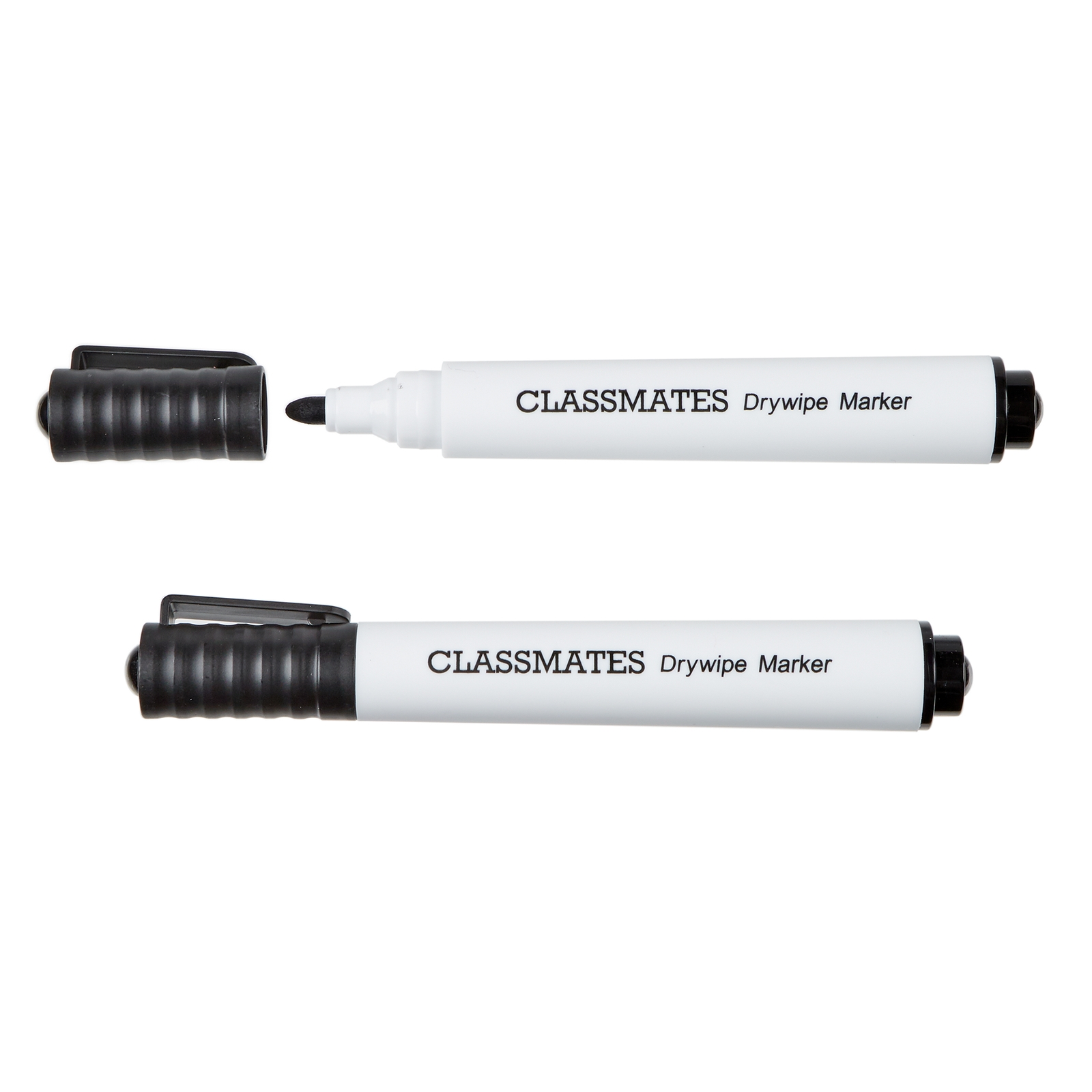 Classmates Whiteboard Marker Black, Bullet Tip - Pack of 10