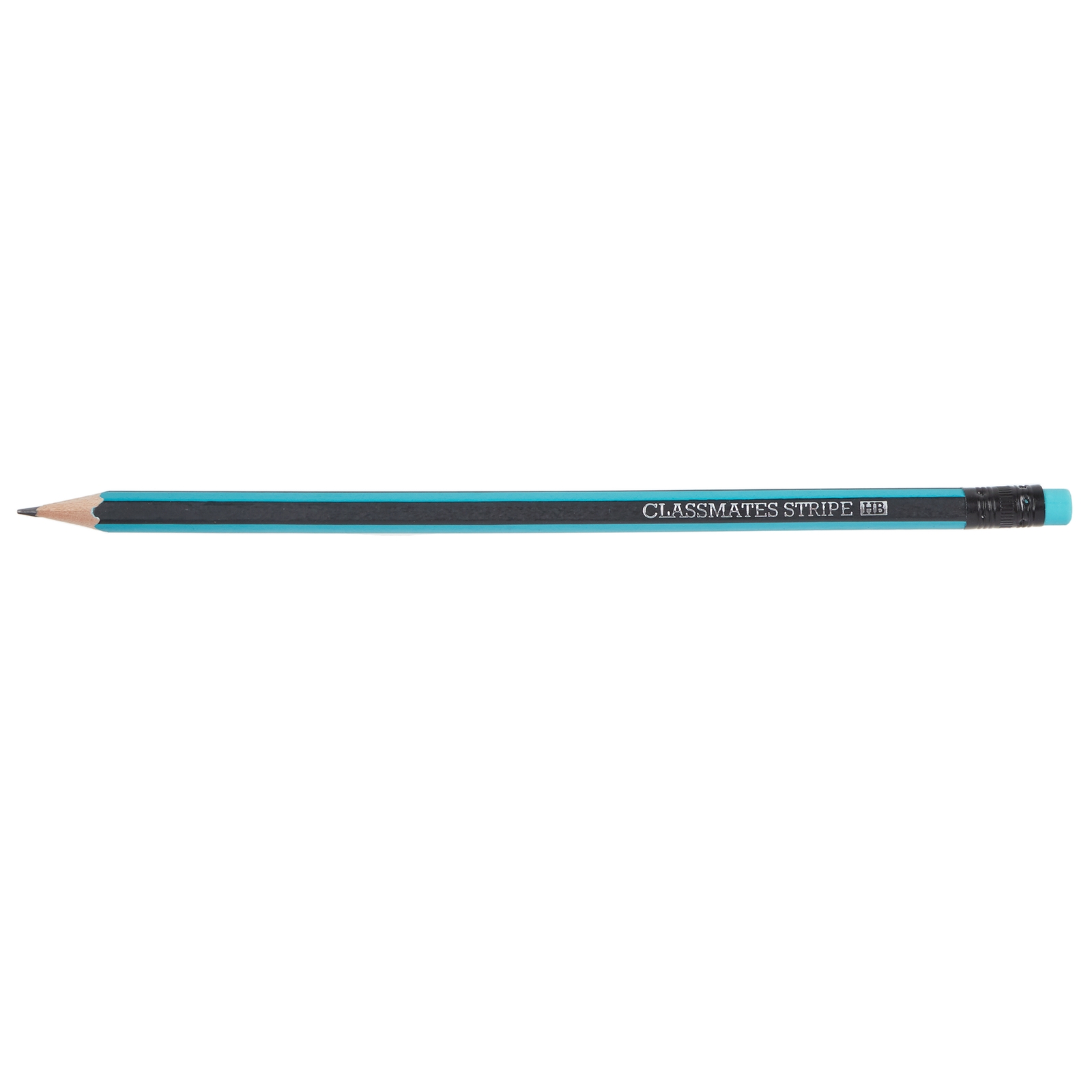 Classmates HB Eraser Tipped Stripe Pencils - Pack of 144
