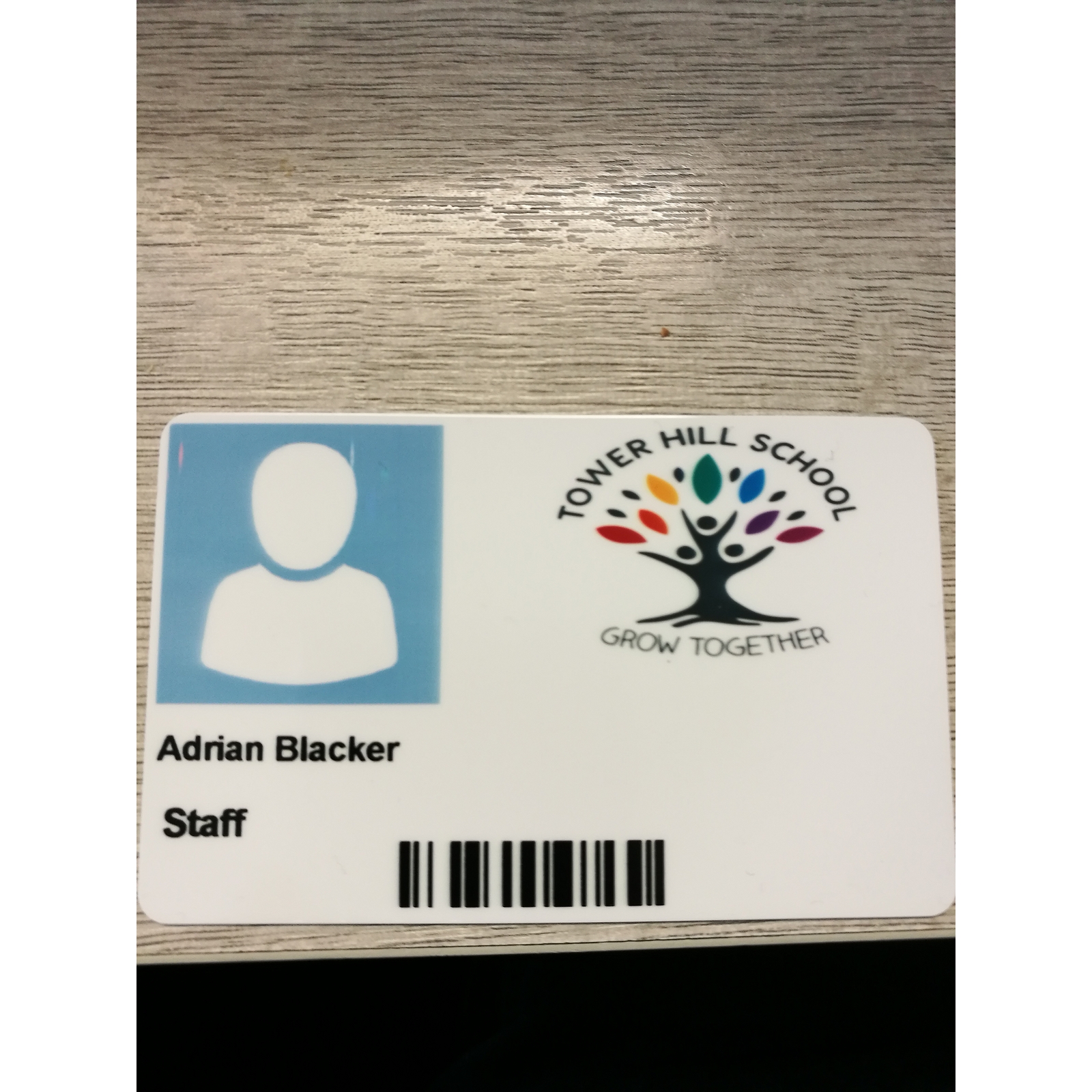 Paxton Permanent (plastic) Staff Badges