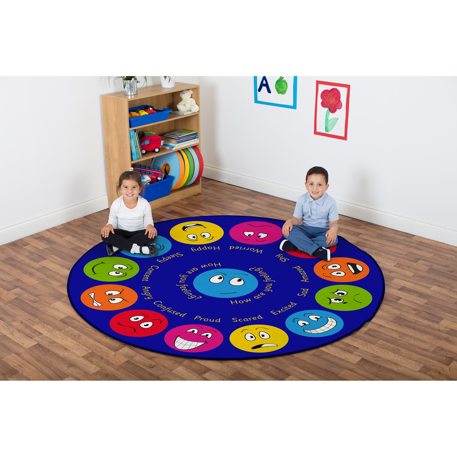 Emotions Interactive Circular Carpet