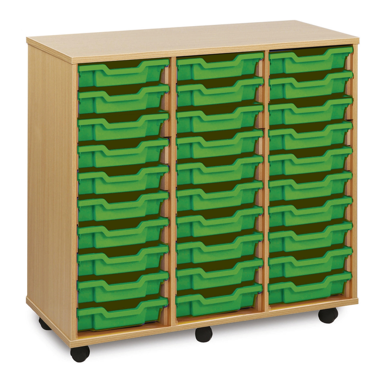 30 Shallow Tray Unit Green