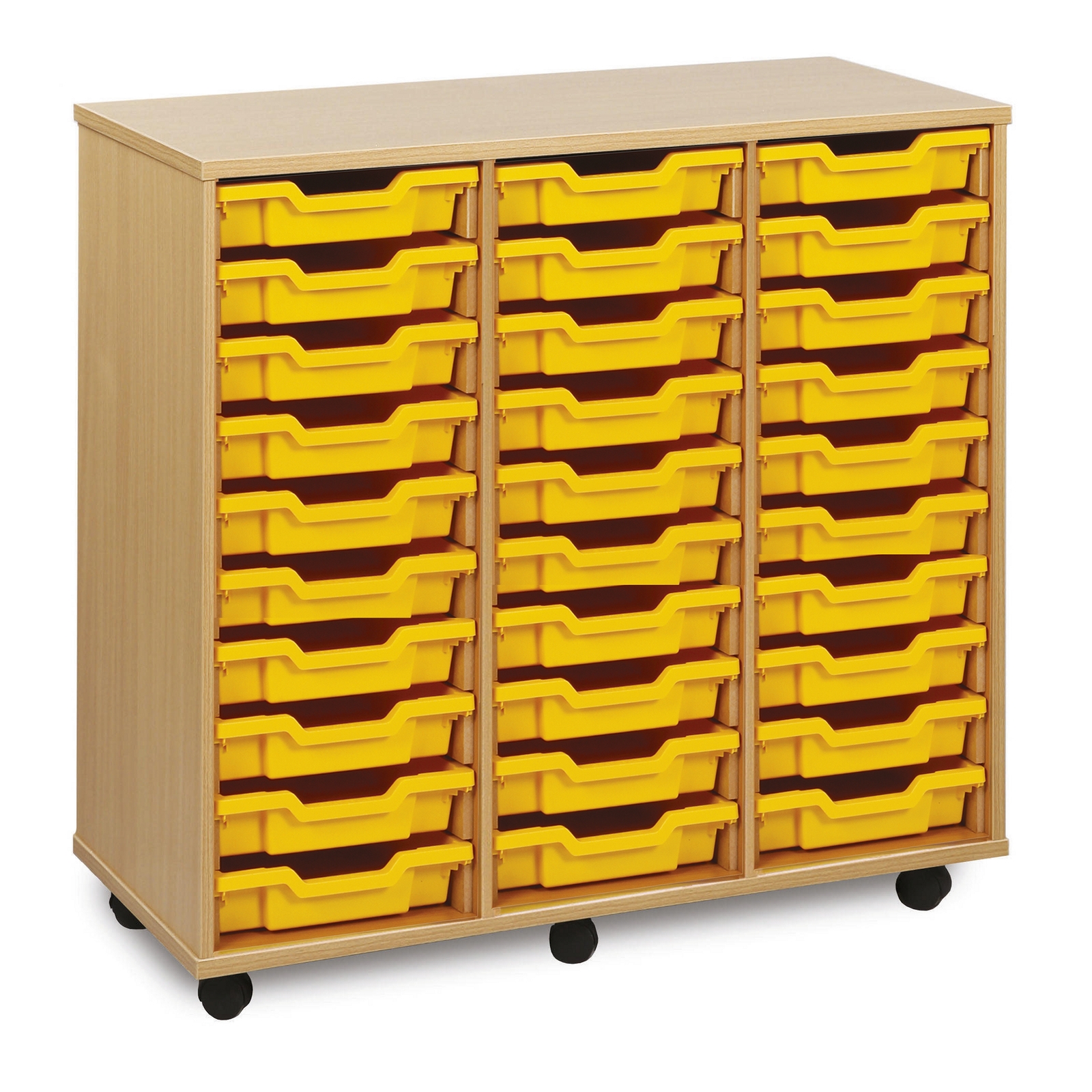 30 Shallow Tray Unit Yellow