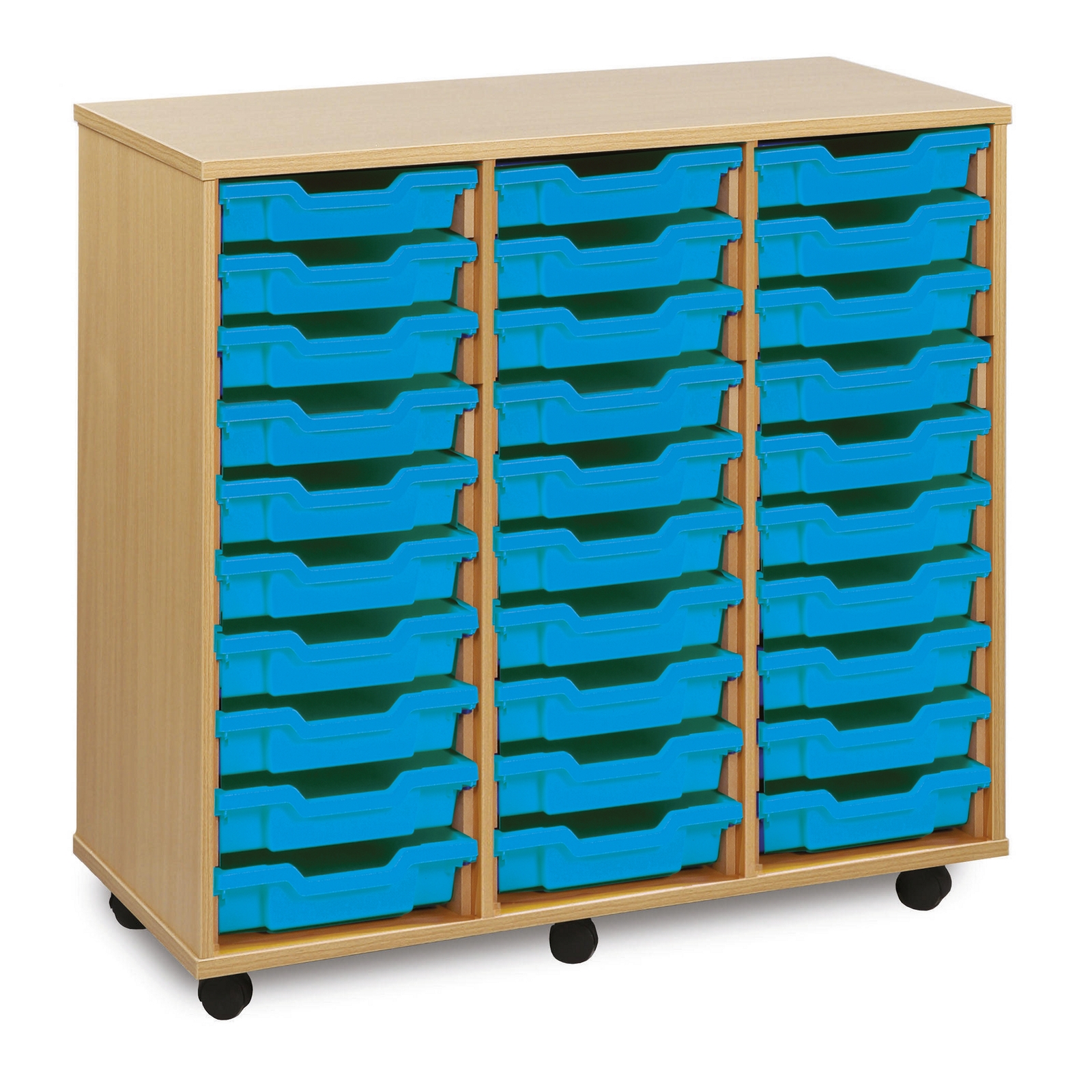 30 Shallow Tray Unit Cyan