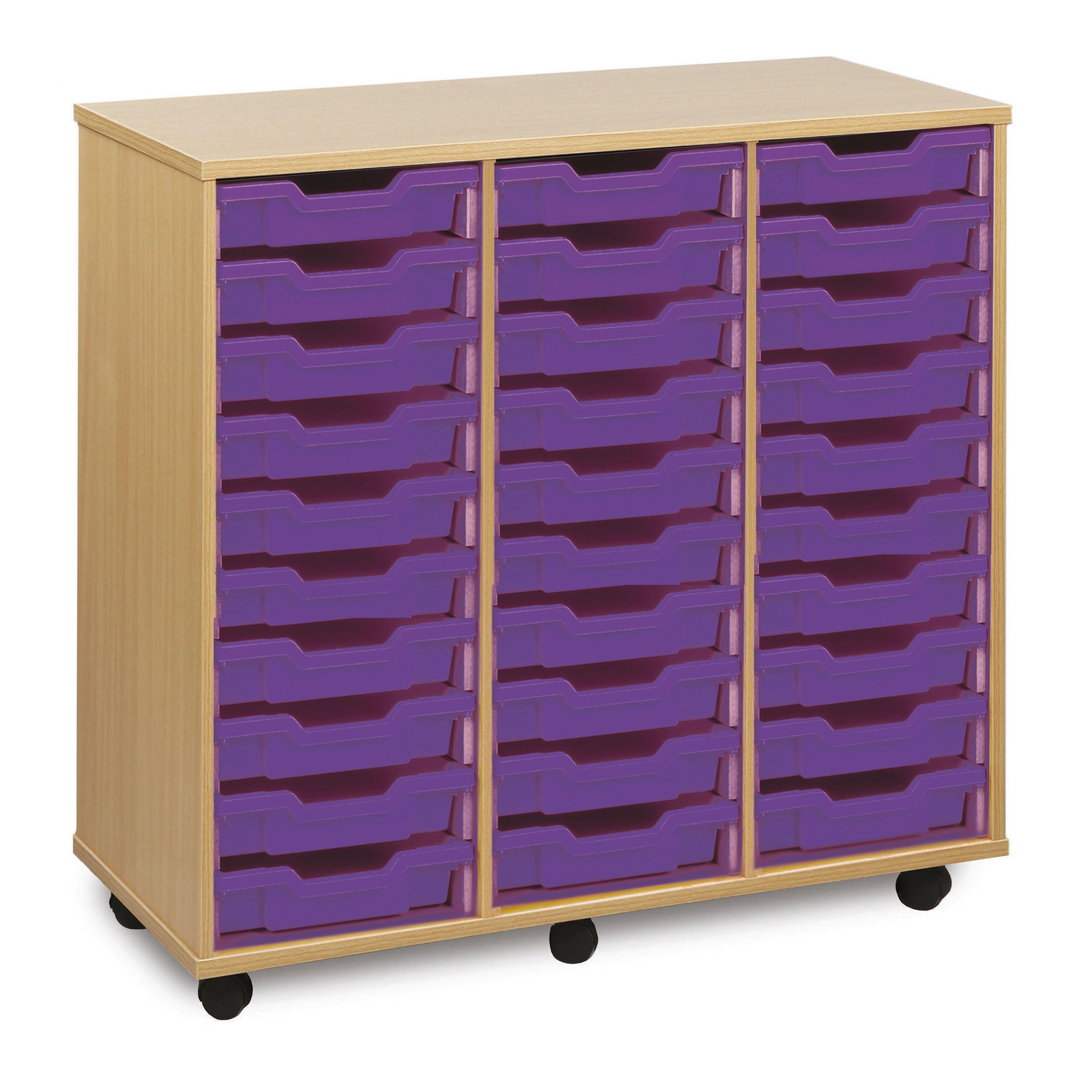 30 Shallow Tray Unit Purple