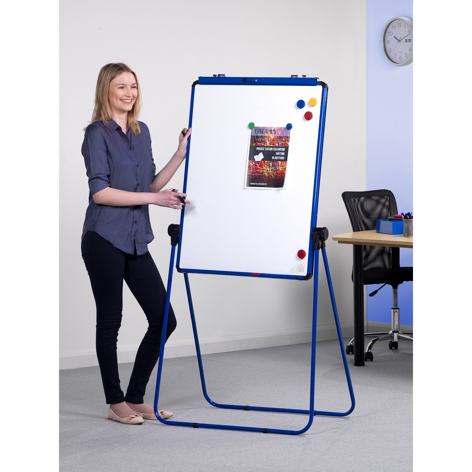 Ultramate Flipchart Easel Grey