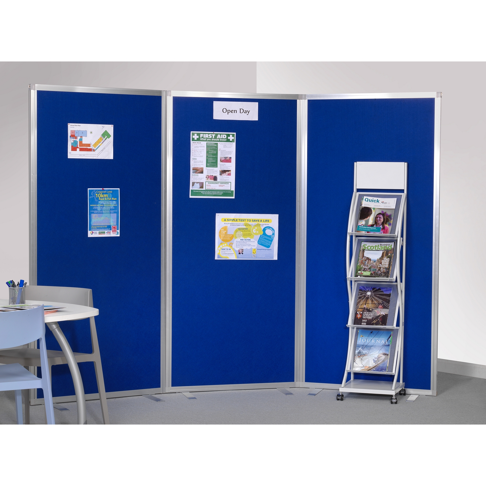 2 Panel Gallery Display System - 180x180