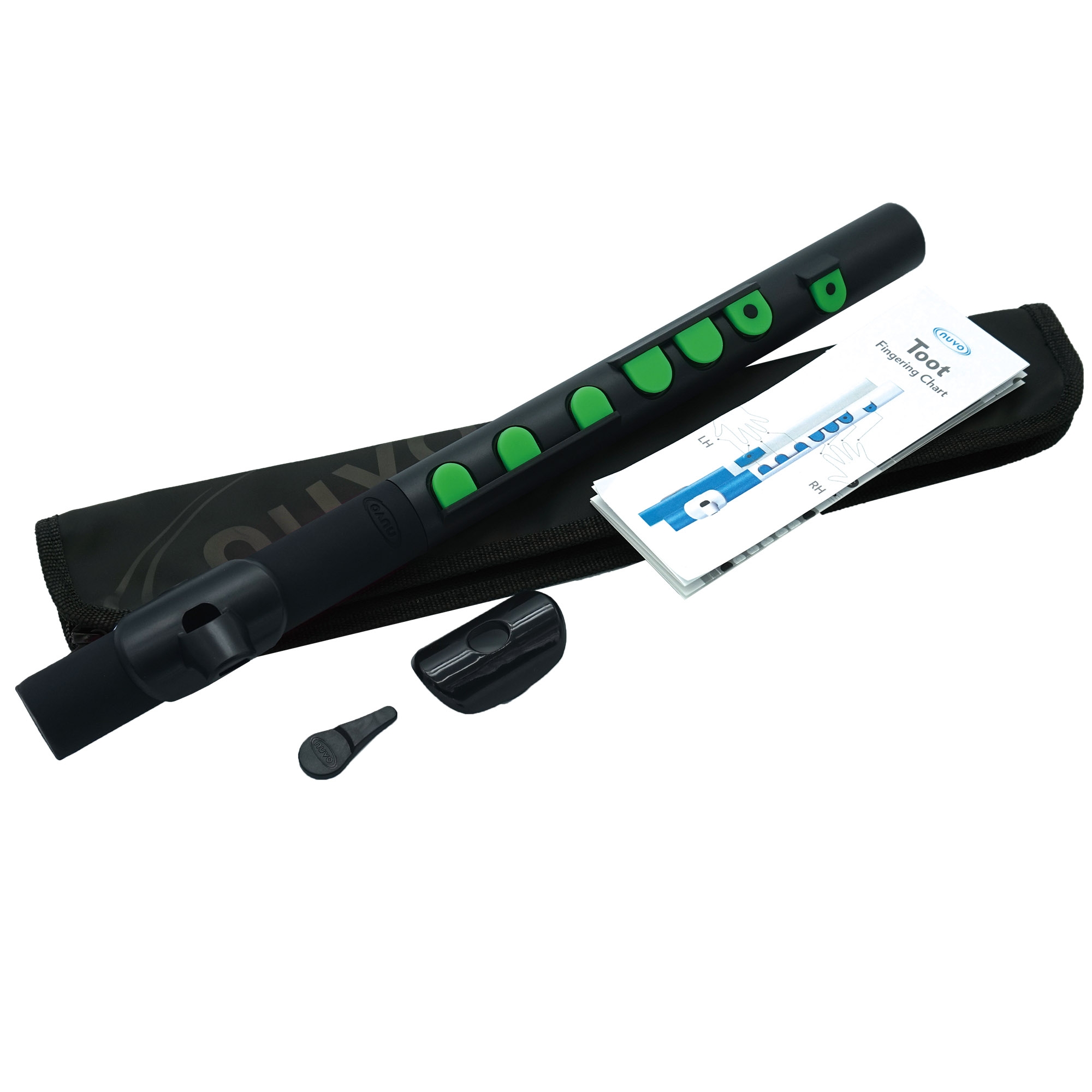 Nuvo Toot Black With Green Trim