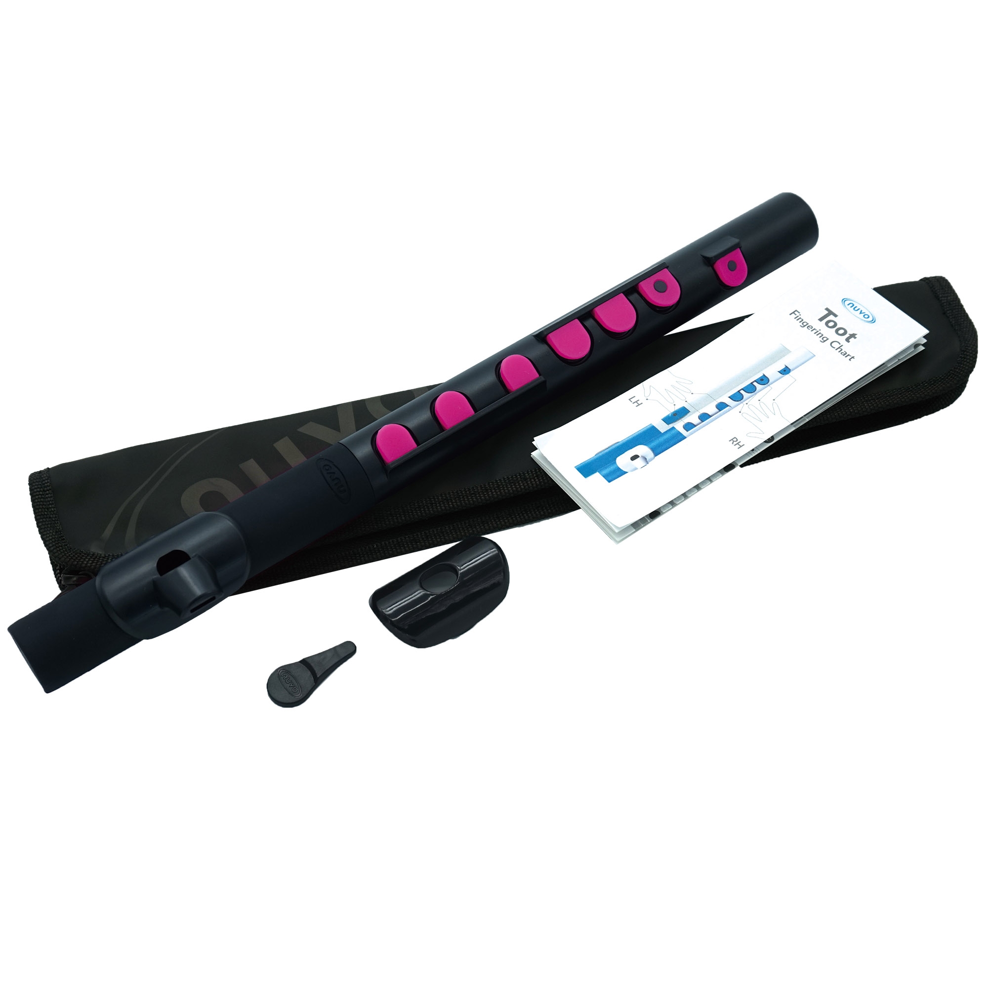 Nuvo Toot Black With Pink Trim