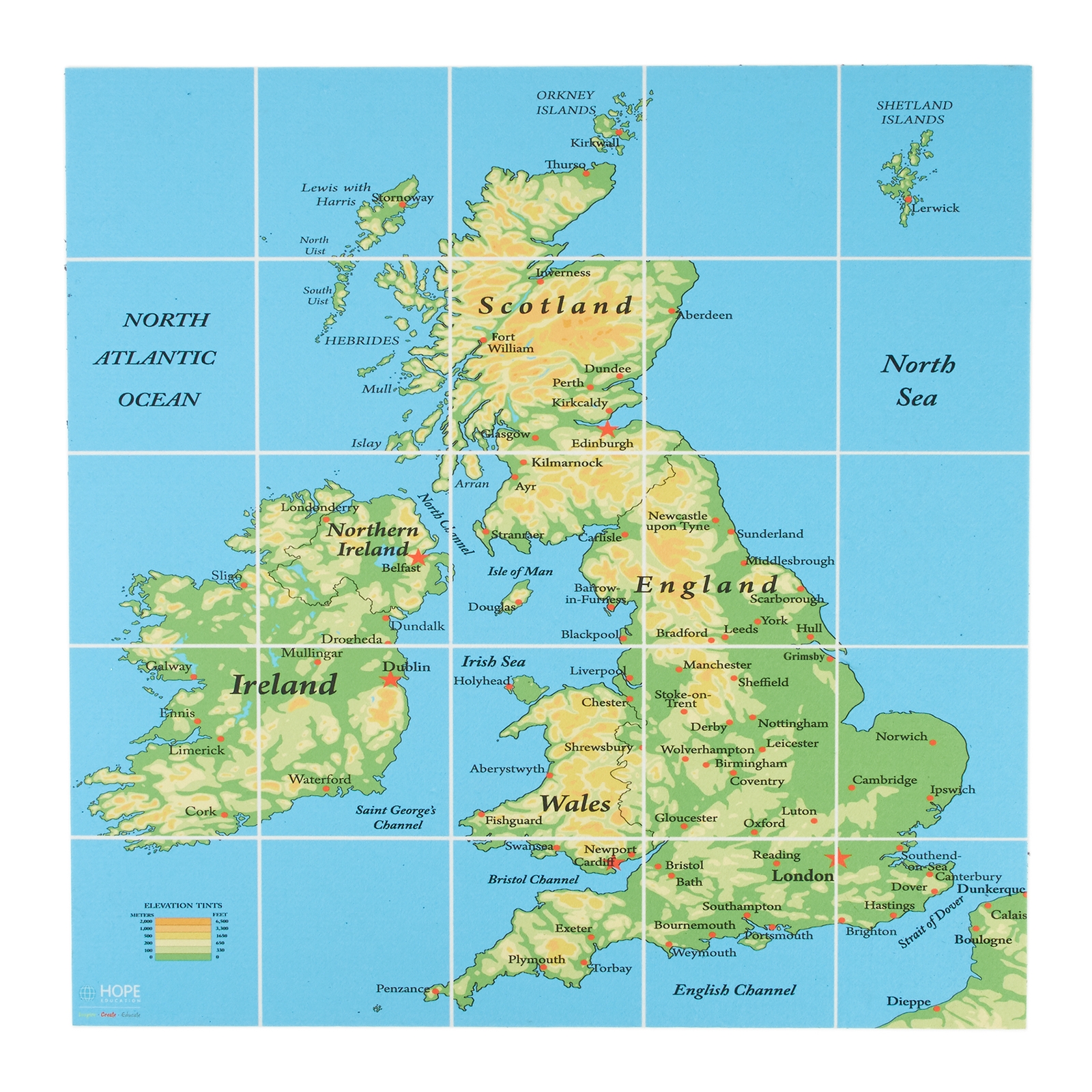 EaRL UK Map Mat from Hope Education