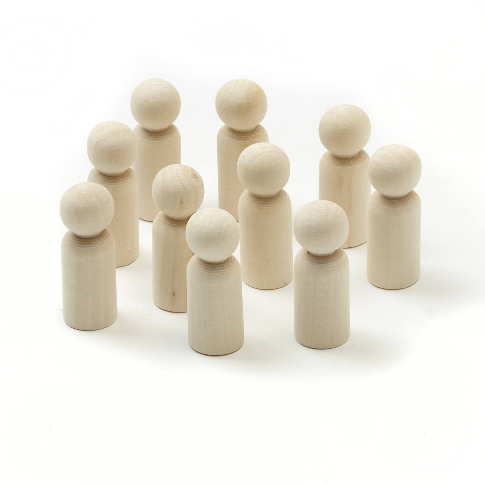 Wooden Peg People - Small - Pack of 10
